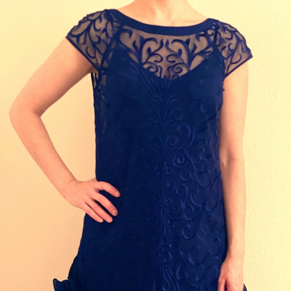 Dark Blue cocktail party dress